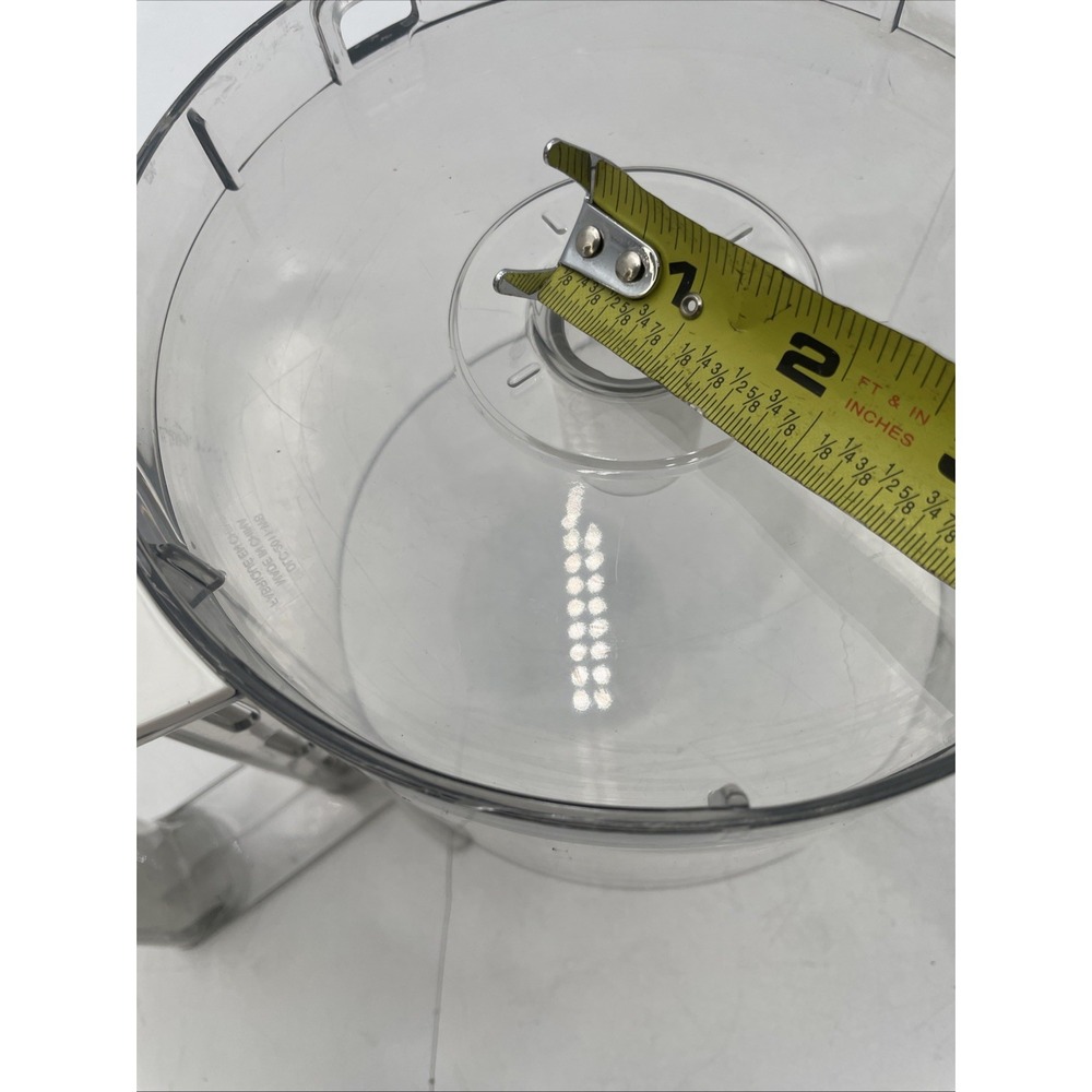 Cuisinart Food Processor DLC-2011-WB Work Bowl Replacement Only -11 Cup 7"x5" in - Picture 5 of 5